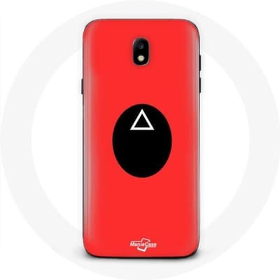Samsung Galaxy J3 2017 hoesje Inktvis Game masker soldaat Driehoek