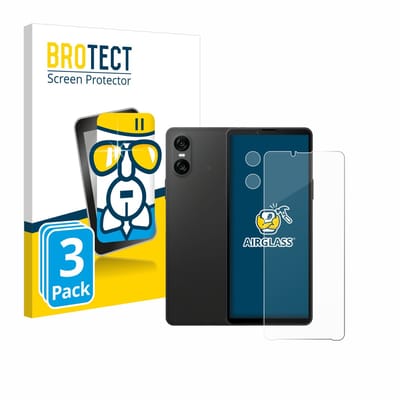 Screenprotector 3 Stuks voor Sony Xperia 10 VI (Voor+Camera) Beschermglas transparant