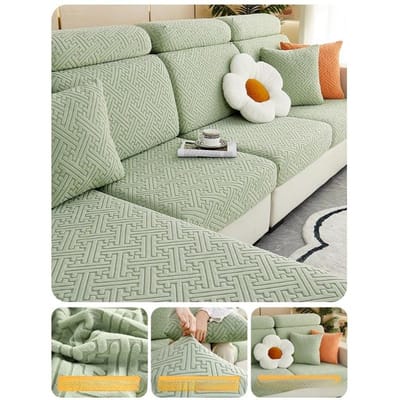Elastische Vier Seizoenen Universele Bankhoes Volledige Inclusieve Universele Hoes Stoffen Bank Kussenhoes Handdoek 50-65cm*50-65cm*5- 20cm