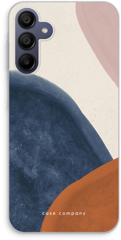 Case Company® - Hoesje geschikt voor Samsung Galaxy A15 hoesje - Geo #1 - Soft Cover Telefoonhoesje - Bescherming aan alle Kanten en Schermrand