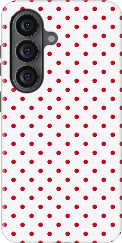Polka Dots Hoesje Samsung Galaxy S26 | Geschikt Voor Mag | Stippen Design Backcover Samsung Galaxy S26 Cherry Dots