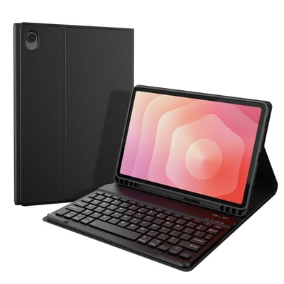 Accezz Tablet Toetsenbord Hoes - Geschikt voor Samsung Galaxy Tab S11 - QWERTY Bluetooth Keyboard Bookcase