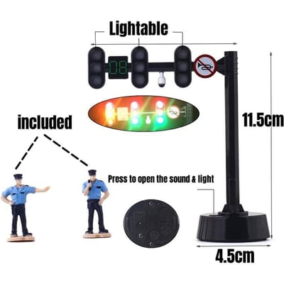 Verkeerslicht Speelgoed Voor Kinderen, Geluid & Licht, Verkeersbord Lamp, Vroege Educatieve Speelgoed Collectie, Kerstcadeau Voor Jongens Meisjes