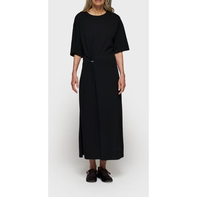 10DAYS Tee Dress Gathering Black Size: XS | Maxi Dresses Outlet | Dames | Zwart