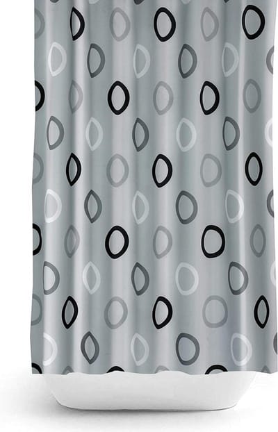 Zethome - Douchegordijn - Grijs - 120x200 cm - Badkamer Gordijn - Shower Curtain - Waterdicht - Sneldrogend en Anti Schimmel -Wasbaar en Duurzaam -5033