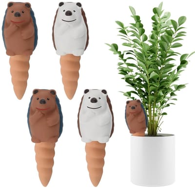 Automatische Plant Irrigatie voor Binnen en Buiten, 4 x Waterdispenser voor Planten, Ideaal voor Vakantie en Tuinonderhoud