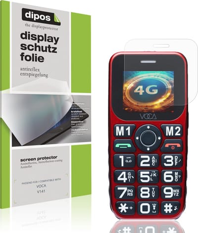dipos – 4x Matte Beschermfolie geschikt voor VOCA V141 | Krasbestendige & antireflecterende Screenprotector Ultra-Thin