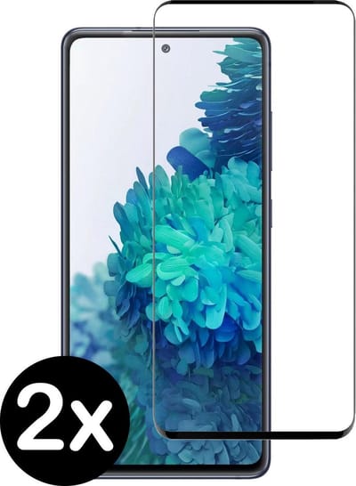 Screenprotector - 2 Stuks - Geschikt voor Samsung Galaxy S20 FE - Full Cover - Beschermglas - Gehard Glas - Tempered Glass - Screen Protector