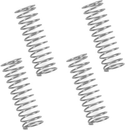 Drukveren Roestvrij Staal - Compressieveren Metaal - Apparaten Reparatie - Hoge Elasticiteit 1.8kg - 60mm Lengte 20mm Diameter - Zilverkleurig