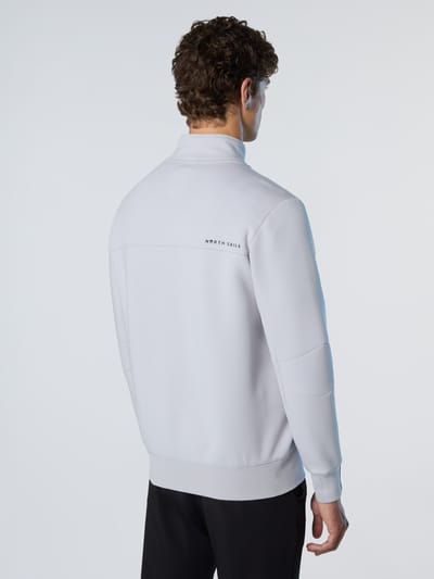 North Sails Sweatshirt Scuba-stof met volledige ritssluiting
