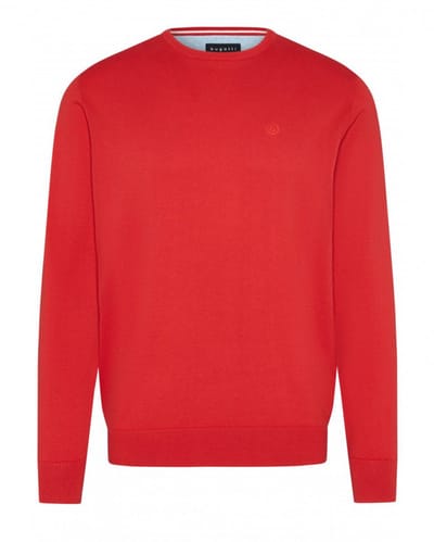 Bugatti Trui O-Hals Rood 7400 95510