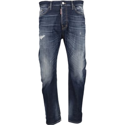 Dsquared2 Donker Marineblauw Desert Wash Bro Jeans