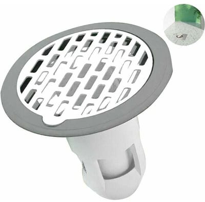 Douche Vloer Afvoer Terugstroom Preventer - Eenrichtingsventiel Rioolkern Anti-Geurpijp Plug voor Keuken Badkamer (Wit)