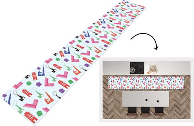 Keukenloper - Loper keuken - Patronen - Fabriek - Huis - 300x50 cm - Keukenloper vinyl