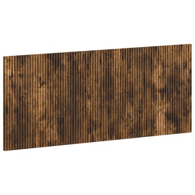 vidaXL - Wandgemonteerd - Hoofdbord - ARNHEM - Gerookt - eiken - Bewerkt - hout