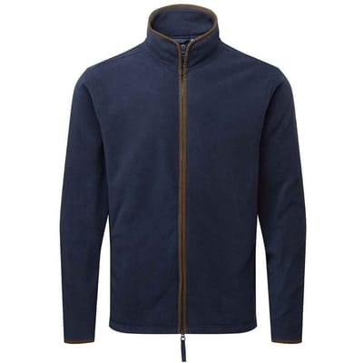 Premier Heren Artisan Fleece Jas (Marine / Bruin)
