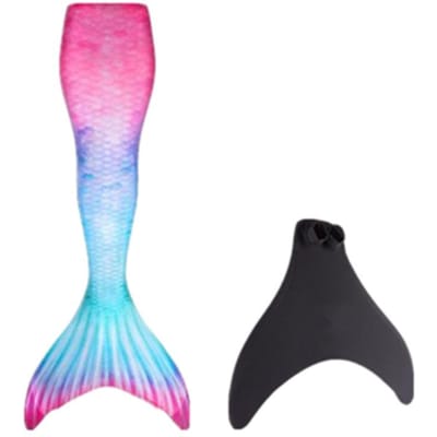 Nieuw Kinderen Meisjes Zwemmen Zeemeermin Staart Zeemeermin Kostuum Cosplay Kind Volwassene Verjaardagscadeau Fantasie Zwempak Kan Monovin Vin Toevoegen Kids L koningsblauwe kleur