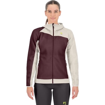 Fleece met capuchon en volledige rits voor dames Karpos Averau