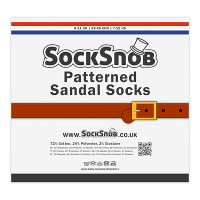 3 Paar Heren Sokken en Sandalenpatroon Novelty Casual Sokken | Grappig Cadeau-idee