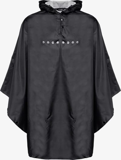 Mountain Peak dames/heren regenponcho - Zwart - Winddicht en waterafstotend - Ademend materiaal