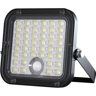V-TAC VT-411CCT Solar Kubus Schijnwerper - IP65 Waterdicht - Zwart - 1500 Lumen - 4000K+6000K