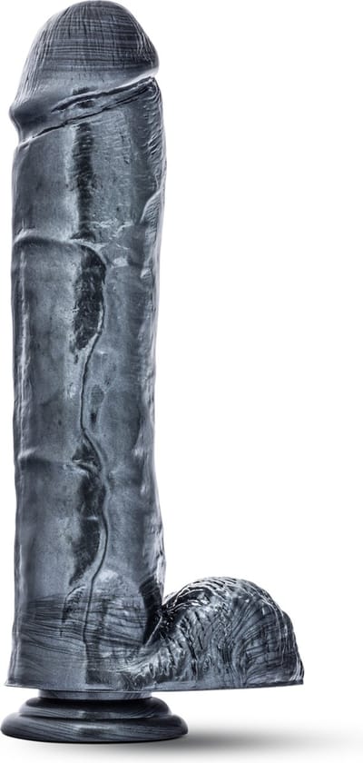 Lusty Dildo - Zwarte Grote Dildo - Zwarte Dikke Dildo - Dildo 29 cm