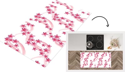 Keukenloper - Loper keuken - Patronen - Sakura - Zen - Yoga - 120x60 cm - Keukenloper vinyl