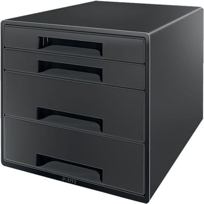 Leitz Recycle Ladekast - 90% Post-consumer Gerecycled Plastic - Zwart