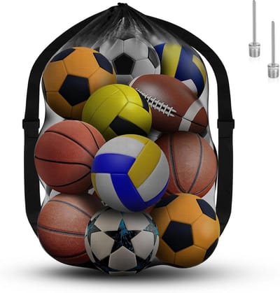Extra Large Voetbalrugzak - Waterdichte Drawstring Tas met Verstelbare Schouderband - Ideaal voor Basketbal, Voetbal, Rugby en Volleybal