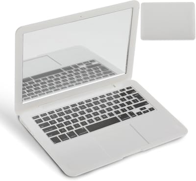 Cat Toy Laptop Mini Mirror - Kleine Computer Spiegel - Speelgoed voor Katten - Make-up Spiegel - Nep Laptop voor Poppenhuis Decoratie