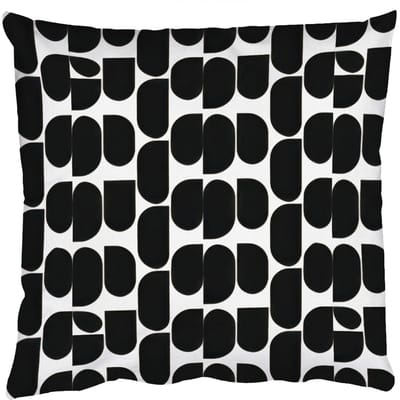 Sierkussens - Kussentjes Woonkamer - 50x50 cm - Modern - Patroon - Zwart