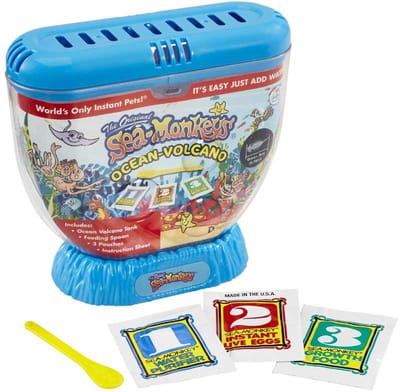 Bandai Sea Monkeys Volcano Zoo aquarium speelgoed voor kinderen.