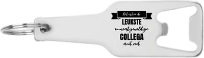 Akyol - dit is hoe de leukste en meest geweldige collega eruit ziet flesopener - Collega - vrienden medewerker - cadeau - 105 x 25mm
