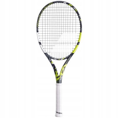 Babolat Pure Aero Lite Tennisracket - Grijs/Geel/Wit - Maat L2