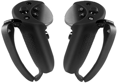 Dailygoods- Handvat Grip Cover - Siliconen Beschermende Huid - Voor Meta Quest Pro - 2x Handvatten - Verstelbare Handlus - Innovatief Ontwerp - Controllerhoes