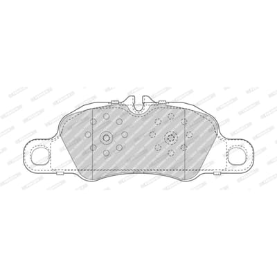 Remblokset FERODO FDB5018, voor