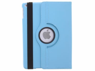360° Draaibare Bookcase voor de Apple iPad 6 (2018) 9.7 inch / iPad 5 (2017) 9.7 inch - Lichtblauw