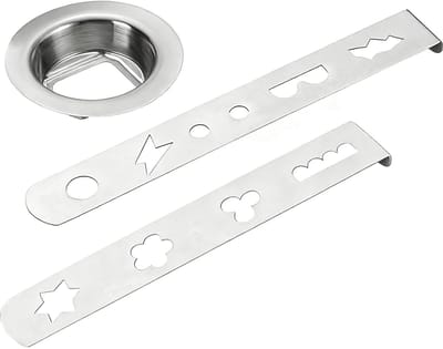 Dailygoods- Vleesmolenaccessoires 8 Vormen - Roestvrij Staal 430 - Bakaccessoires - Model 5 - Diameter 58 mm - Slijtvast en Onderhoudsvriendelijk - Bakvormen