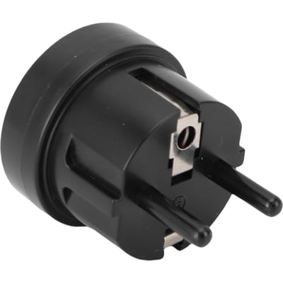 Antistatische Stekker Lichtgewicht Universele Compatibiliteit ESD Aardingsstekker voor Stopcontact EU Stekker black