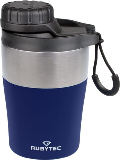 Rubytec Shira Hotshot - 200 ml - Thermosbeker - Koffiebeker To Go - Vacuüm Drinkfles - Thermosfles - Waterfles - RVS Drinkfles - Urenlang Koud of Warm Drinken - Lekvrij - BPA-vrij - Navy