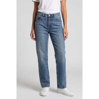 & Other Stories S3 Wide Cut Blue Größe: W27L32 | Ausgestellte Hosen Outlet | Damen | Blau