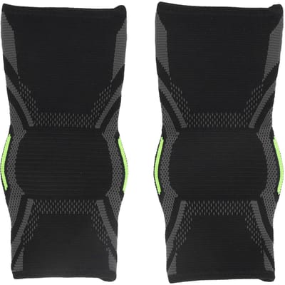 2 stuks Enkelsteun Elastisch Schokabsorptie Outdoor Fitness Enkelcompressie Steunmouw Brace M(99.2‑132.3lb) black