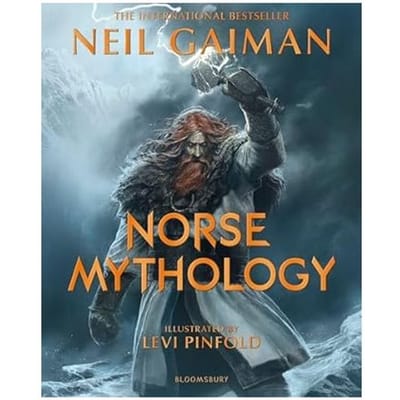 Noorse Mythologie Geïllustreerd door Neil Gaiman Hardback Boek 9781526675224