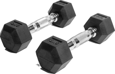 AJ-Sports Hex Dumbells 2kg - 2 x 2 kg Dumbell - Gewichten - Dumbells set - Gewichten set - Halterset - Fitness gewichten - Krachttraining - Fitness