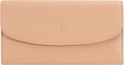 DuDu Gandia Portemonnee RFID-bescherming Leder 19 cm - Dames - Horizontaal - puder rosa