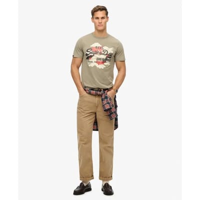 Superdry - Vintage Logo Tokyo Relaxed T-shirt - Heren - T-shirts