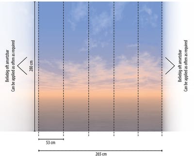 WOLKEN FOTOBEHANG | Zwoele zomeravond - Blauw Wit Grijs - Livingwalls The Wall II