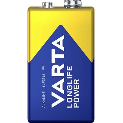 VARTA Longlife Power 9V Stück 9V batterij (blok) Alkaline 580 mAh 9 V 20 stuk(s)