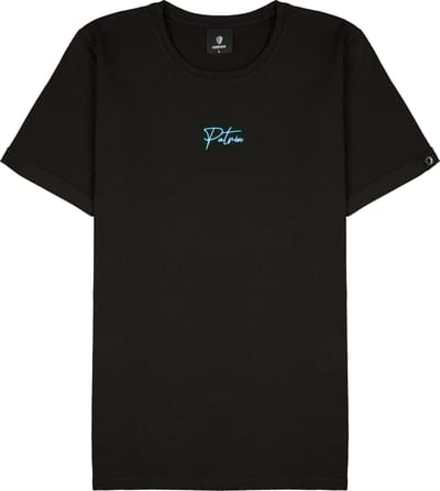 Patrón Wear - Emilio T-shirt Black/Blue - Maat XS