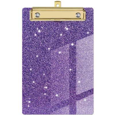 Glitter Mapbord A4 Map Klembord Schrijfblok Memo Klembord Klemmen Testpapier Opbergorganizer Kantoor School Suppl